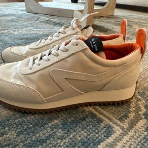 Brand New Rag & Bone Sneakers, size 8, Retro Runner Bomber, Vanilla